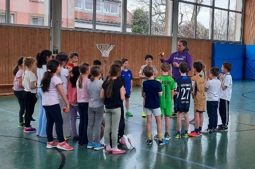 Tennis-Schnupperaktion an der St.-Veit-Grundschule Flein